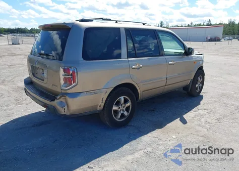 2006 Honda Pilot Ex-L from USA, damaged, VIN 2HKYF18706H545233